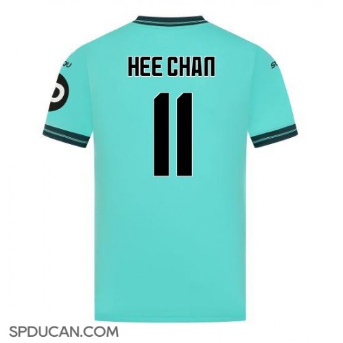 Muški Nogometni Dres Wolves Hee-chan Hwang #11 Gostujuci 2025-26 Kratak Rukav